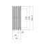 Poulie trapézoïdale SPA / A - 4 gorges - Ø190 mm - Moyeu amovible 2517 - Fonte