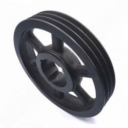 Poulie trapézoïdale SPA / A - 3 gorges - Ø212 mm - Moyeu amovible 2517 - Fonte