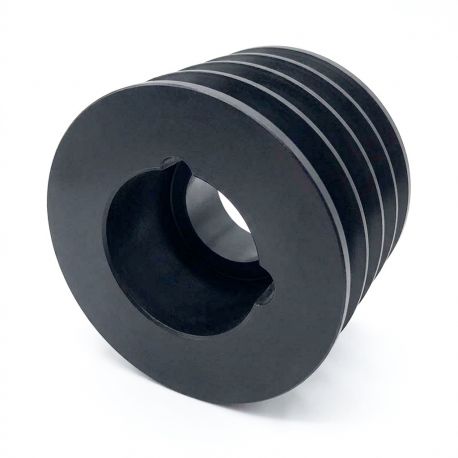 Poulie trapézoïdale SPA / A - 4 gorges - Ø212 mm - Moyeu amovible 3020 - Fonte