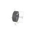 Poulie trapézoïdale SPA / A - 4 gorges - Ø212 mm - Moyeu amovible 3020 - Fonte