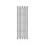 Poulie trapézoïdale SPA / A - 4 gorges - Ø212 mm - Moyeu amovible 3020 - Fonte