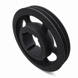 Poulie trapézoïdale SPA / A - 2 gorges - Ø224 mm - Moyeu amovible 2517 - Fonte