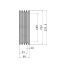 Poulie trapézoïdale SPA / A - 4 gorges - Ø224 mm - Moyeu amovible 3020 - Fonte