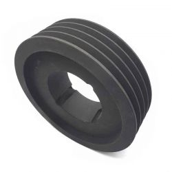 Poulie trapézoïdale SPA / A - 4 gorges - Ø224 mm - Moyeu amovible 3020 - Fonte