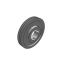 Poulie trapézoïdale SPA / A - 2 gorges - Ø236 mm - Moyeu amovible 2517 - Fonte