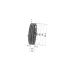 Poulie trapézoïdale SPA / A - 3 gorges - Ø236 mm - Moyeu amovible 2517 - Fonte