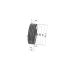 Poulie trapézoïdale SPA / A - 4 gorges - Ø236 mm - Moyeu amovible 3020 - Fonte