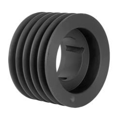 Poulie trapézoïdale SPA / A - 5 gorges - Ø236 mm - Moyeu amovible 3020 - Fonte