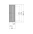 Poulie trapézoïdale SPA / A - 5 gorges - Ø236 mm - Moyeu amovible 3020 - Fonte