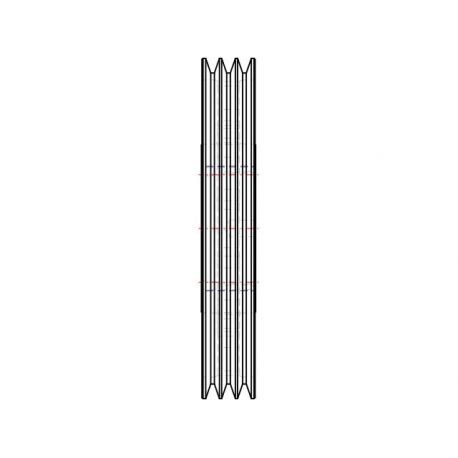 Poulie trapézoïdale SPA / A - 3 gorges - Ø315 mm - Moyeu amovible 3020 - Fonte