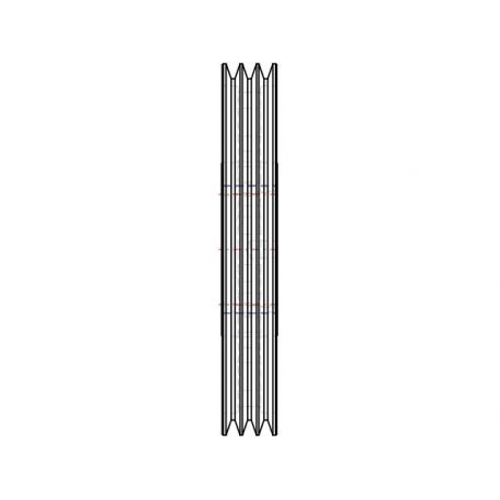 Poulie trapézoïdale SPA / A - 3 gorges - Ø335 mm - Moyeu amovible 3020 - Fonte