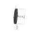 Poulie trapézoïdale SPA / A - 3 gorges - Ø450 mm - Moyeu amovible 3020 - Fonte