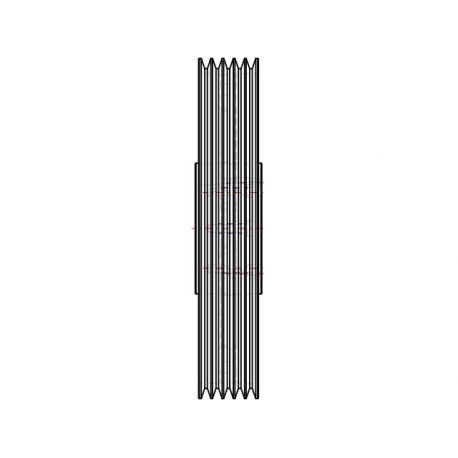 Poulie trapézoïdale SPA / A - 5 gorges - Ø450 mm - Moyeu amovible 3535 - Fonte