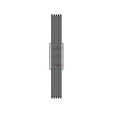 Poulie trapézoïdale SPA / A - 4 gorges - Ø560 mm - Moyeu amovible 3535 - Fonte