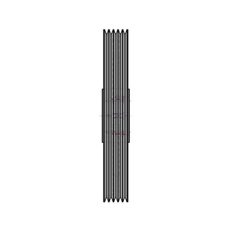 Poulie trapézoïdale SPA / A - 5 gorges - Ø560 mm - Moyeu amovible 3535 - Fonte