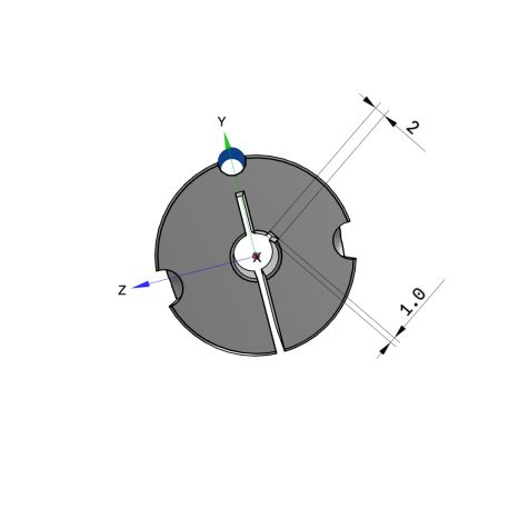 Moyeu amovible 1008 - Ø Arbre 8mm