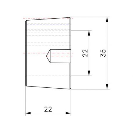 Moyeu amovible type 1008 - Ø Arbre 22mm