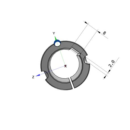 Moyeu amovible type 1008 - Ø Arbre 24mm