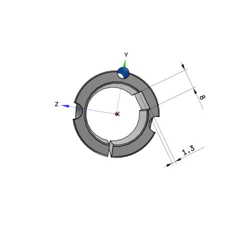 Moyeu amovible type 1008 - Ø Arbre 25mm