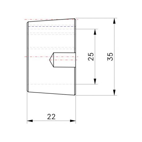 Moyeu amovible type 1008 - Ø Arbre 25mm