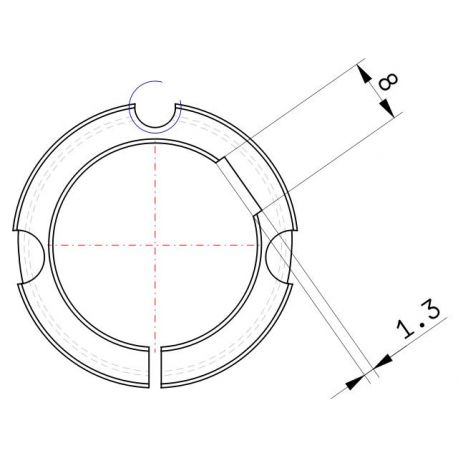 Moyeu amovible type 1008 - Ø Arbre 25mm