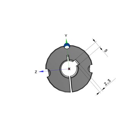 Moyeu amovible type 1108 - Ø Arbre 14mm