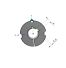 Moyeu amovible type 1108 - Ø Arbre 16mm