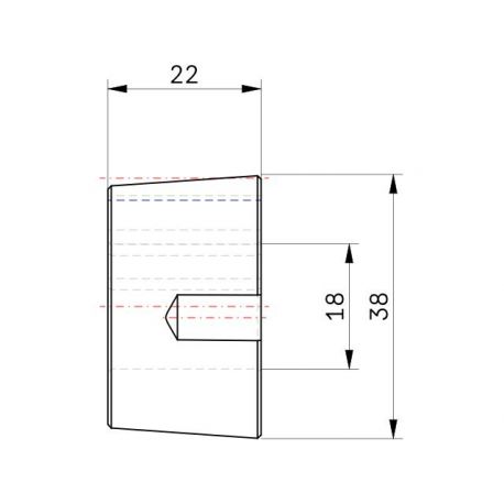 Moyeu amovible type 1108 - Ø Arbre 18mm