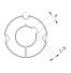 Moyeu amovible type 1108 - Ø Arbre 18mm