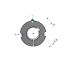 Moyeu amovible type 1108 - Ø Arbre 19mm