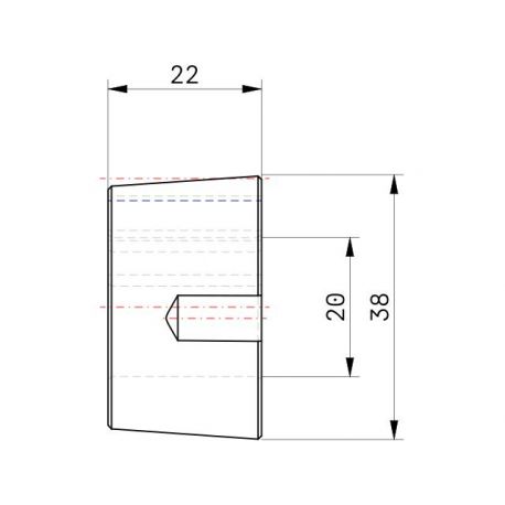 Moyeu amovible type 1108 - Ø Arbre 20mm