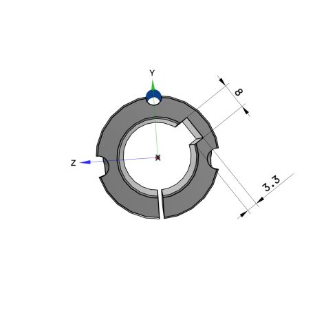 Moyeu amovible type 1108 - Ø Arbre 24mm