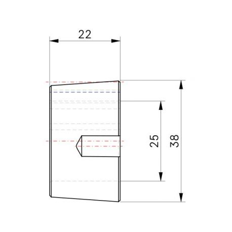 Moyeu amovible type 1108 - Ø Arbre 25mm