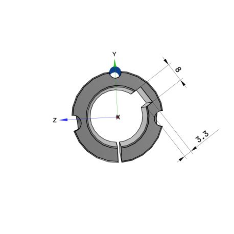 Moyeu amovible type 1108 - Ø Arbre 25mm