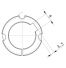 Moyeu amovible type 1108 - Ø Arbre 25mm