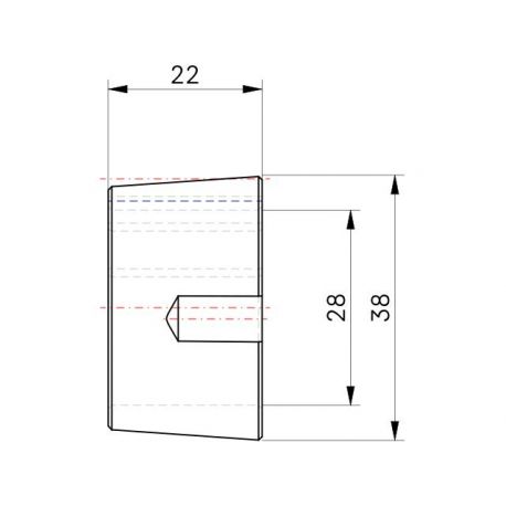 Moyeu amovible type 1108 - Ø Arbre 28mm