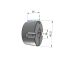 Moyeu amovible type 1210 - Ø Arbre 16mm