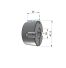 Moyeu amovible type 1210 - Ø Arbre 18mm