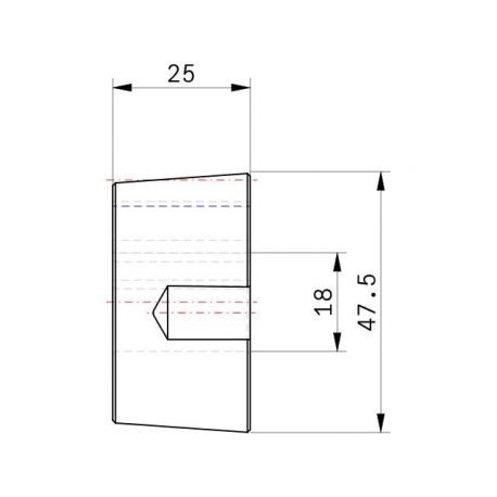 Moyeu amovible type 1210 - Ø Arbre 18mm