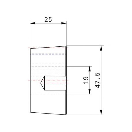 Moyeu amovible type 1210 - Ø Arbre 19mm