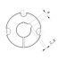 Moyeu amovible type 1210 - Ø Arbre 19mm