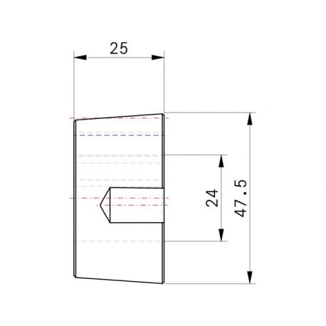 Moyeu amovible type 1210 - Ø Arbre 24mm