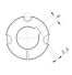 Moyeu amovible type 1210 - Ø Arbre 24mm