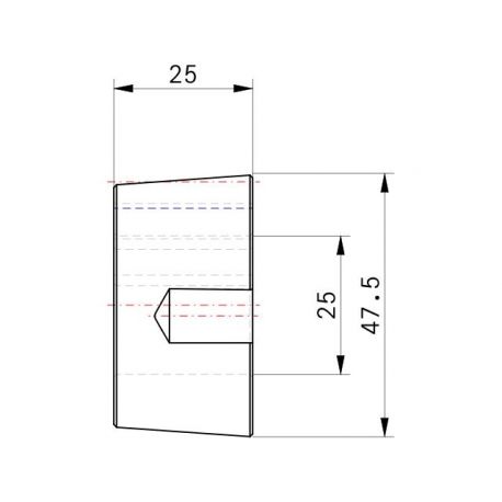 Moyeu amovible type 1210 - Ø Arbre 25mm