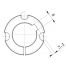 Moyeu amovible type 1210 - Ø Arbre 28mm