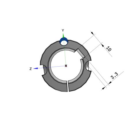 Moyeu amovible type 1210 - Ø Arbre 32mm