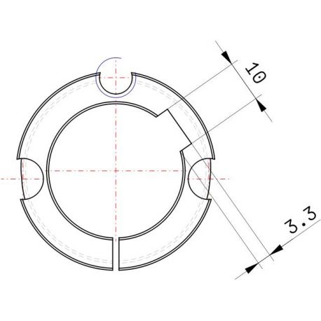 Moyeu amovible type 1210 - Ø Arbre 32mm