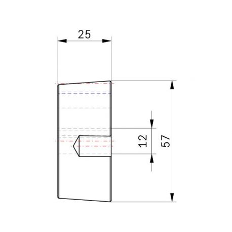 Moyeu amovible type 1610 - Ø Arbre 12mm