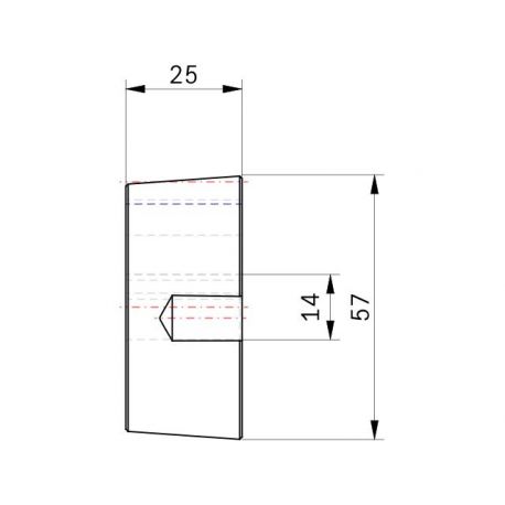 Moyeu amovible type 1610 - Ø Arbre 14mm