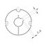 Moyeu amovible type 1610 - Ø Arbre 18mm